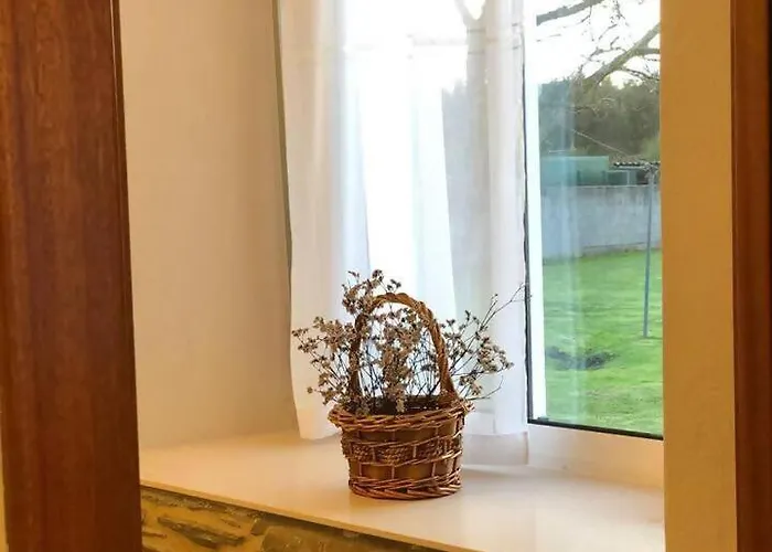 別荘 Acogedora Casa Proxima A La Playa De Meiras. *